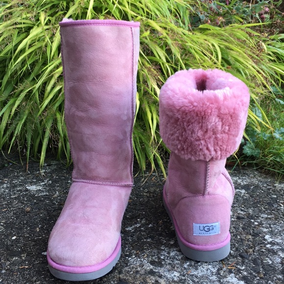 tall pink uggs